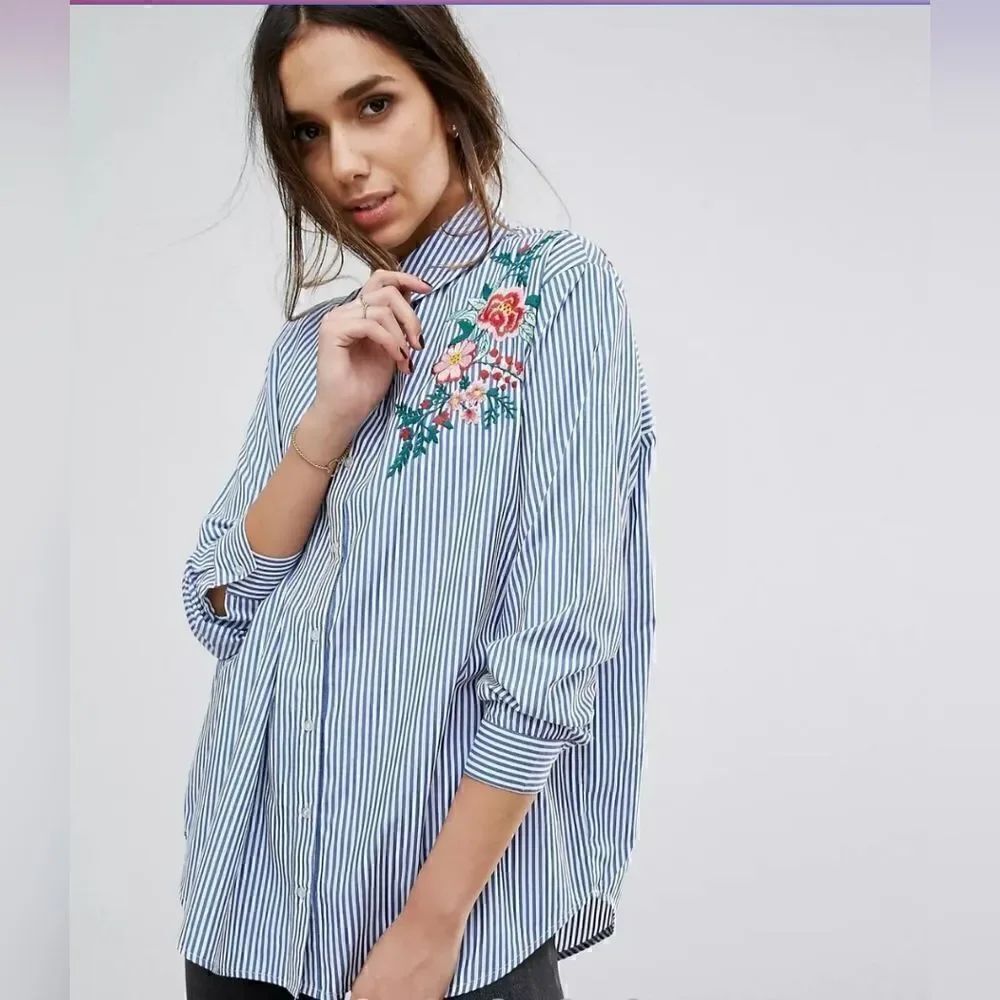 Pimkie Embroidered button down Shirt